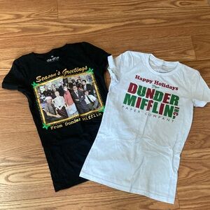 Ripple Junction Black and White Dunder Mifflin Tees